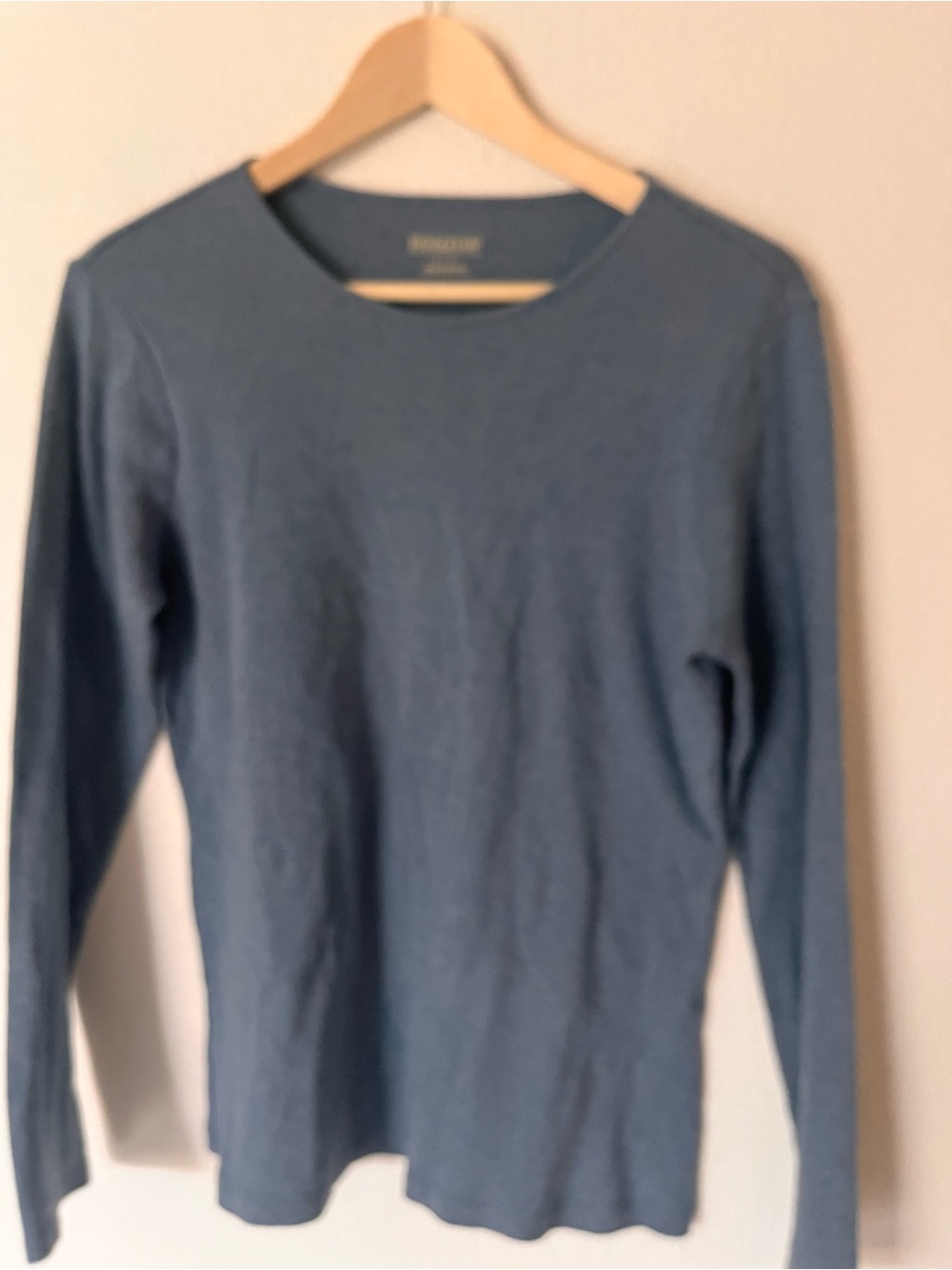 Pendleton Slate Blue Long-Sleeve Crewneck Top